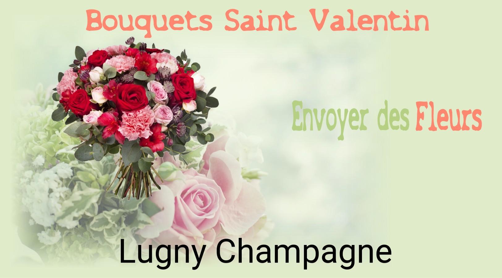 Roses de Saint-Valentin livrées à Lugny-Champagne